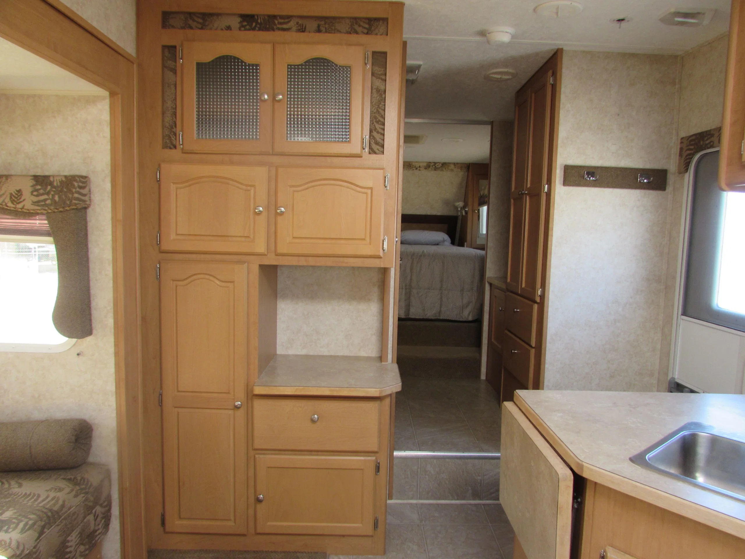 Interior de la caravana